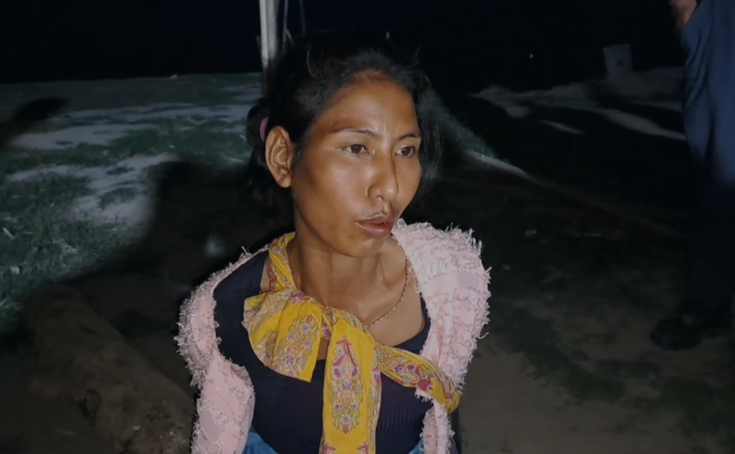 WOMAN CAUGHT WITH DRUGS