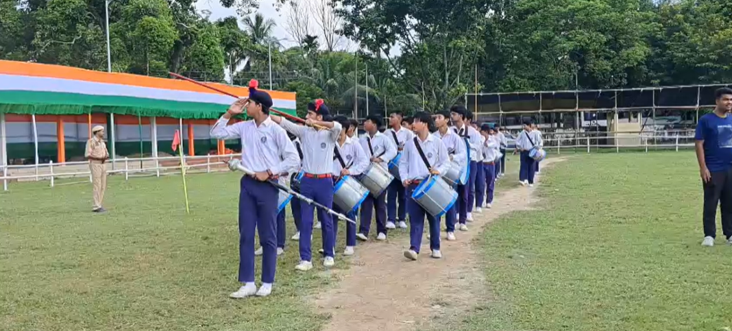 रंगिया में 80वें स्वतंत्रता दिवस समारोह की व्यापक तैयारियां, परेड का अभ्यास सफलतापूर्वक संपन्न